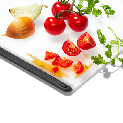 OXO Good Grips 2-Piece Cutting Board Set, Cutting Boards for Kitchen Prep, Non-Porous Double-Sided Design, Dishwasher-Safe, Durable Kitchen Essentials